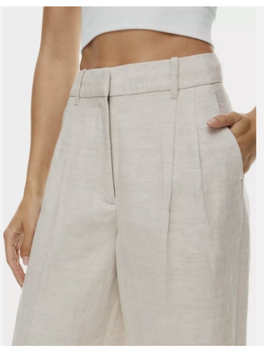 nwot Wilfred cruiselinen effortless Natural ecru 4 short